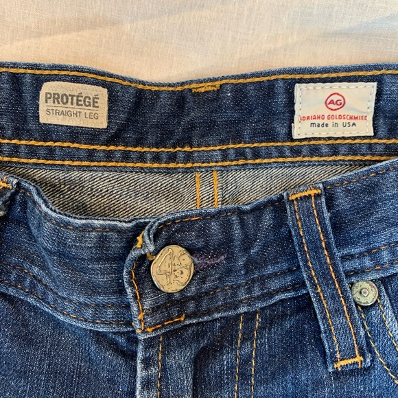 Adriano Goldschmidt The Protege Straight Leg Jeans Women’s Size 30 Medium Wash - Picture 3 of 10